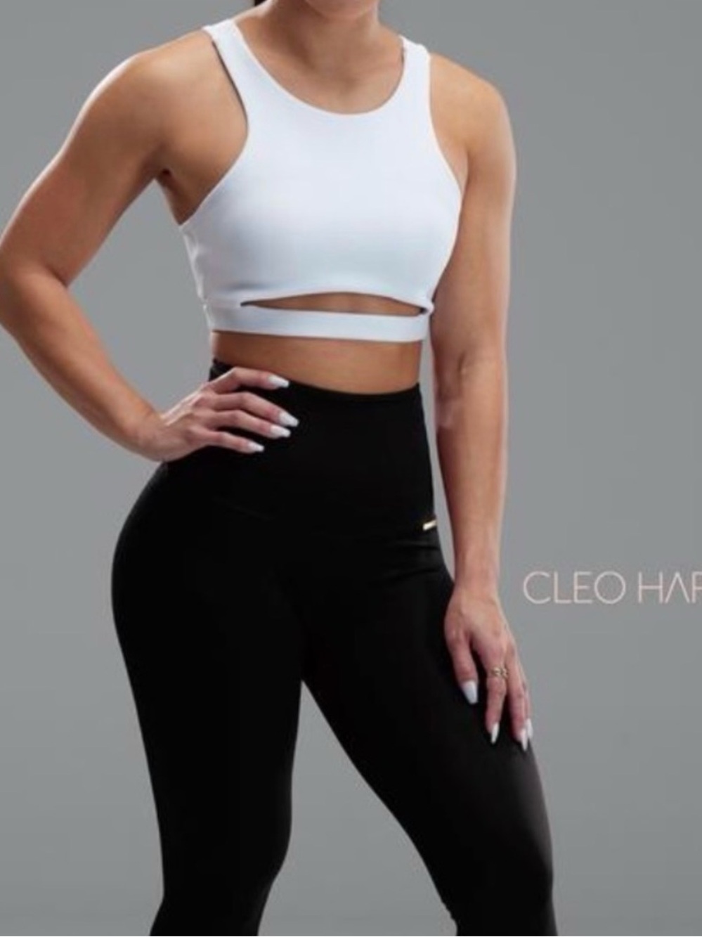 Cleo Harper Coco Bra/Crop Top (NWOT) White, Medium